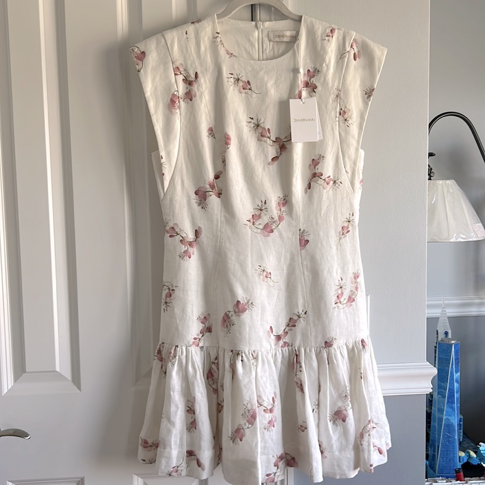 Zimmerman Dancer Flounce Short Dress size AU 2
